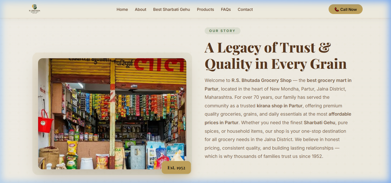 R.S. Bhutada Grocery Store